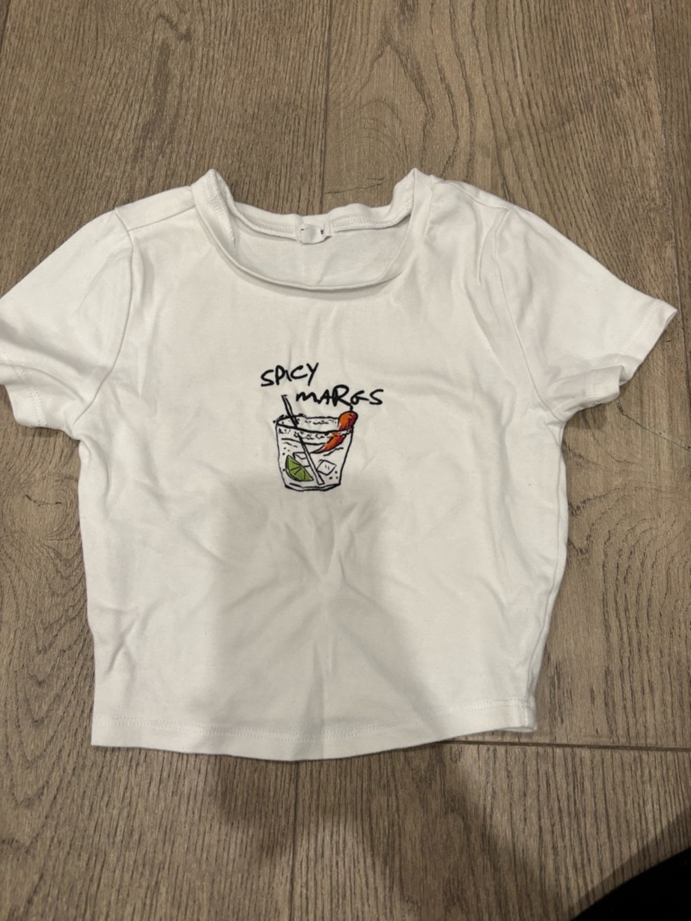 Garage White Short-Sleeve 'Spicy Margs' Graphic Tee
